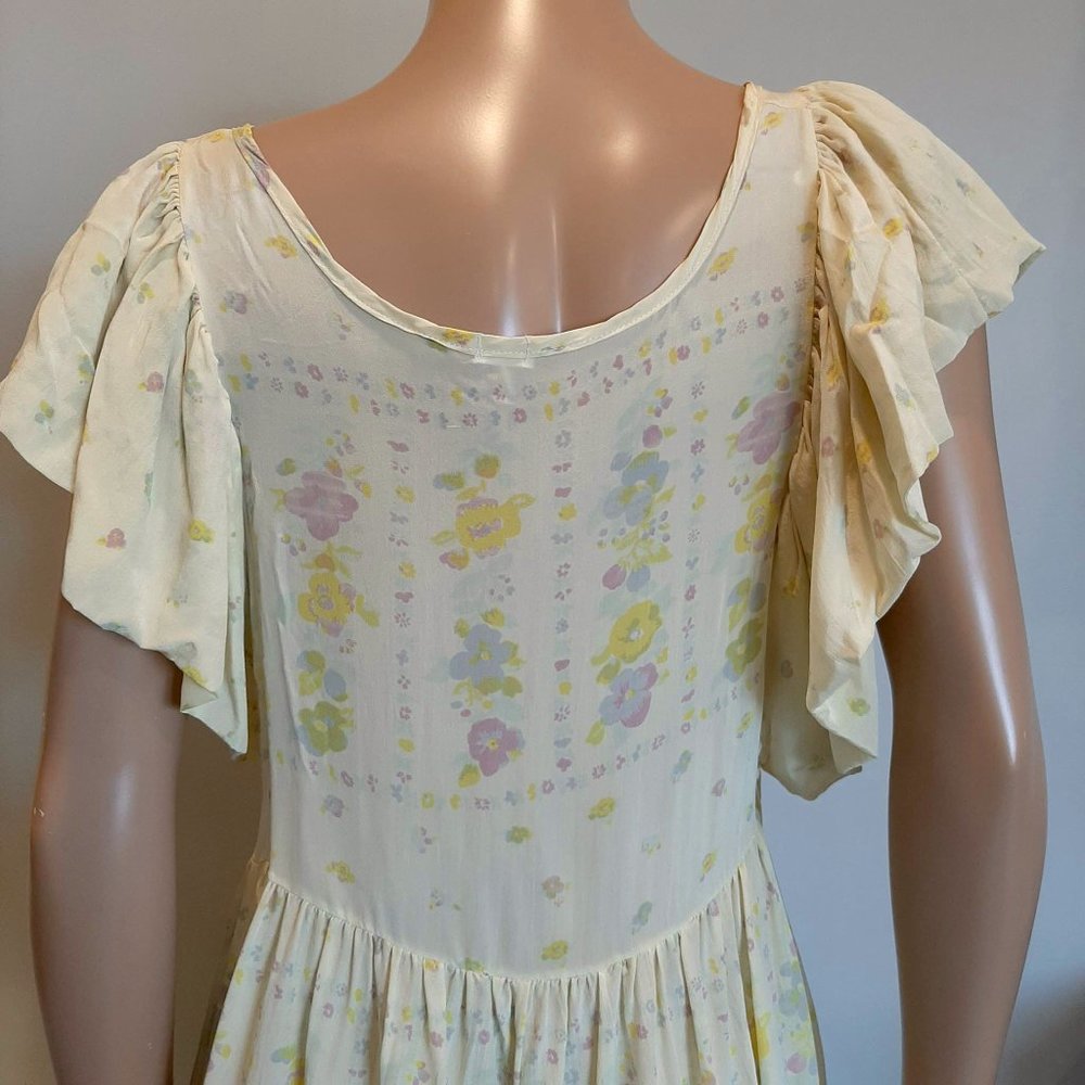❌SOLD❌Seneca Rising Silk Floral Babydoll Dress - Picture 6 of 8